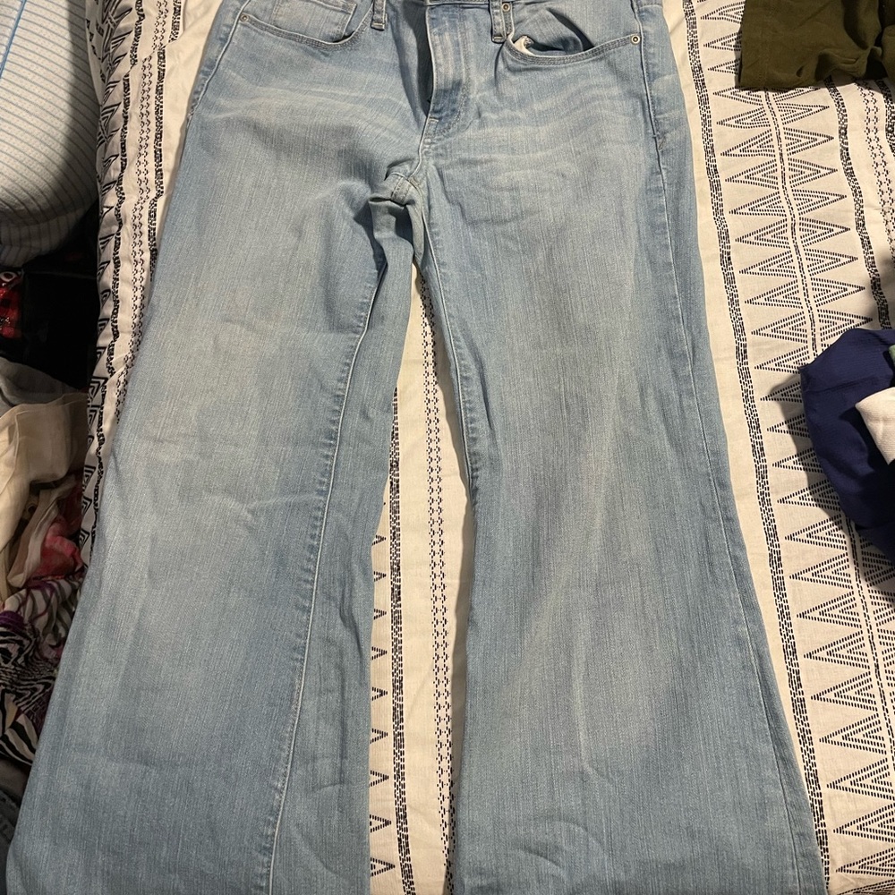 Wide leg bell bottom gap jeans